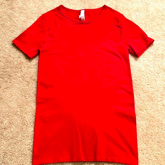 Vintage Victoria’s Secret red bodycon T-shirt Size small - Picture 2 of 6